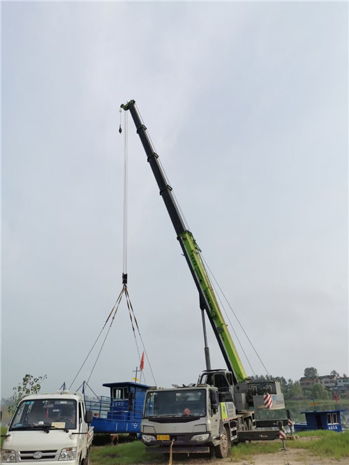 天涯区桥梁建设吊装案例